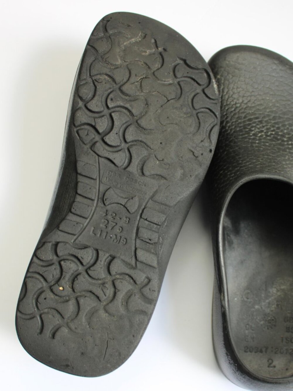 BIRKENSTOCK Birki Black Profi Slip-On Clogs Size 9 Mens / 11 Women's - Picture 8 of 9